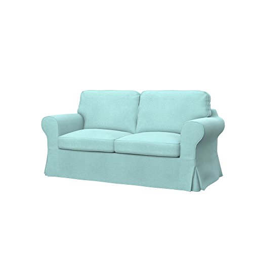 Soferia - IKEA EKTORP Funda para sofá de 2 plazas, Glam Mint