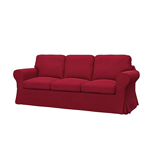 Soferia - IKEA EKTORP Funda para sofá de 3 plazas, Classic Red