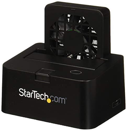 StarTech.com SDOCKU33EF - Base de conexión USB 3.0 UASP y eSATA con Ventilador para Disco SATA III 6 Gbps de 2.5" y 3.5"