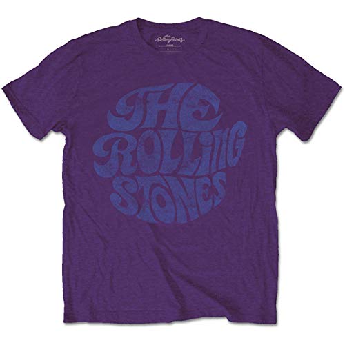 T-Shirt # Xxl Unisex Purple # Vintage 70s Logo