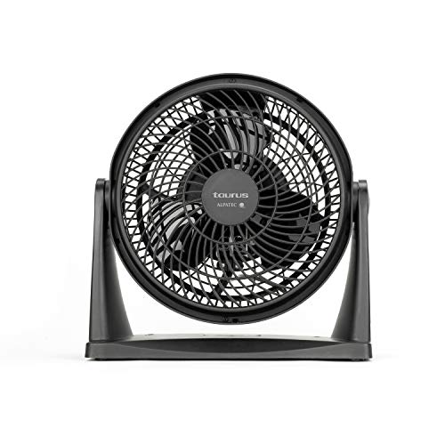 Taurus Ice Brise Mini - Mini circulador de aire, mini ventilador de sobremesa, 25 cm de diámetro, 2 velocidades, 3 aspas, inclinable, apto para colgar en pared, silencioso, potente, 28x13x28 cm