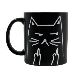 Taza gato, tazas desayuno originales, taza termosensible, taza café sensible a calor, taza Divertida con frases I Do What I Want, taza graciosa cambio color, Onebttl-NEKO