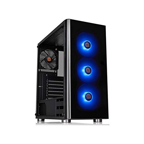 Thermaltake V200 Tempered Glass RGB - Caja de Gaming para PC, Color Negro