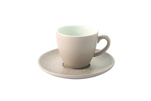 Tognana - Juego de Tazas de café con platillo (6 Unidades), Color mármol