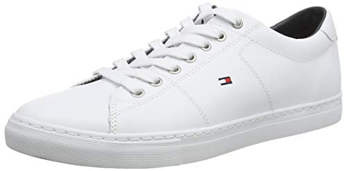 Tommy Hilfiger, Zapatillas Hombre, Blanco (White 100), 45 EU