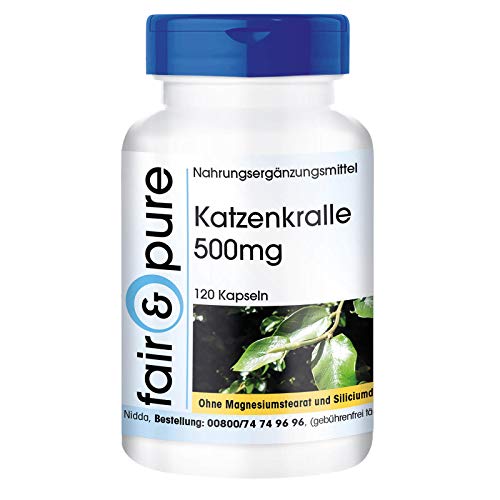 Uña de Gato 500mg - Polvo en Cápsulas - Cat's Claw - Uncaria Tomentosa - Vegana - 120 Cápsulas Uña de Gato 500mg - Polvo en Cápsulas - Cat's Claw - Uncaria Tomentosa - Vegana - 120 Cápsulas