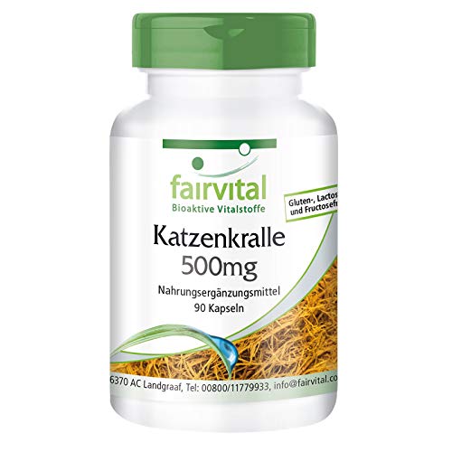 Uña de Gato 500mg - Uncaria Tomentosa (Cat's Claw) - VEGANA - Dosis elevada - 90 Cápsulas - Calidad Alemana Uña de Gato 500mg - Uncaria Tomentosa (Cat's Claw) - VEGANA - Dosis elevada - 90 Cápsulas - Calidad Alemana