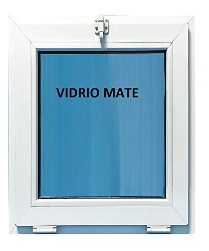 (V24M) Ventana Pvc Baño 500x700 Golpete Abatible Climalit Mate