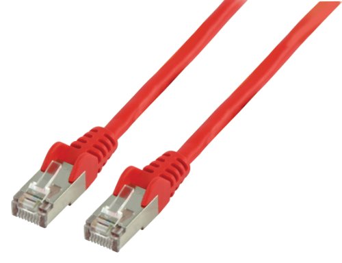 Valueline 0.25m Cat6 FTP - Cable de Red (0,25 m, RJ-45, RJ-45, Rojo)