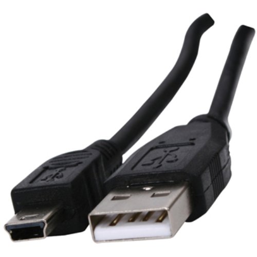 Valueline CABLE-161 - Cable USB (1,8 m, USB A, Mini-USB B, 2.0, Male Connector/Male Connector, Negro)