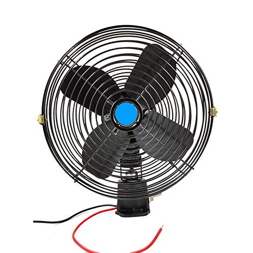 Ventilador de clip de automóvil, ventilador de metal completo, vehículo de automóvil que enfría el ventilador de automóviles con ventilación silenciosa ventiladores con ventilador de ventilador de a