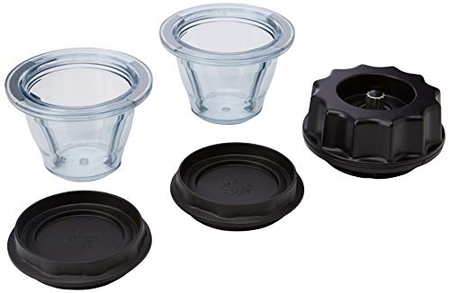 Vitamix Pack 2 Vasos y Base de Cuchillas, 225 milliliters, Tritán (Libre de BPA), Transparente