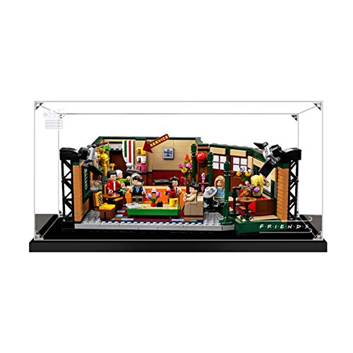 Vitrina de Acrílico para Lego 21319 Ideas Central Perk Friends, Display Case Vitrinas para Colecciones Modelismo (Solo Vitrina) (2mm)