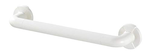 WENKO Barra de seguridad Secura 43 cm - 43 cm, Aluminio, 43 x 7 x 8 cm, Blanco