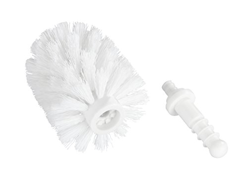 WENKO Cepillo de reserva blanco - con adaptador, Plástico, 8.5 x 9.3 x 8.5 cm, Blanco