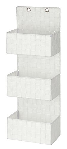 WENKO Organizador colgante para el baño Adria blanco - 3 pisos, Polipropileno, 25 x 72 x 15.5 cm, Blanco WENKO Organizador colgante para el baño Adria blanco - 3 pisos, Polipropileno, 25 x 72 x 15.5 cm, Blanco