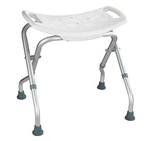 Wenko - Taburete plegable Secura Blanco Wenko - Taburete plegable Secura Blanco