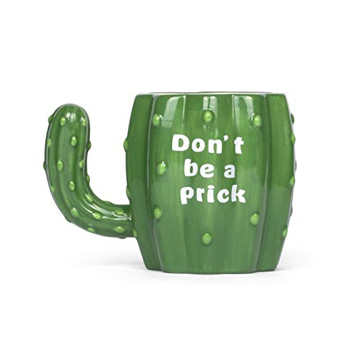 WNN-URG Linda Creativa Verde Cactus Taza de la Taza de café, Tazas de té de Porcelana Mejor Amigo Regalos for los Hombres de Las Mujeres URG
