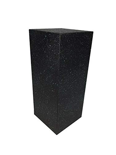 Wolkenstube, Columna decorativa de granito, color negro, 101 cm de alto, 30 cm de ancho, 30 cm de profundidad, tablero DM. Wolkenstube, Columna decorativa de granito, color negro, 101 cm de alto, 30 cm de ancho, 30 cm de profundidad, tablero DM.