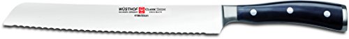 Wüsthof Classic Ikon cuchillo pan 23cm negro