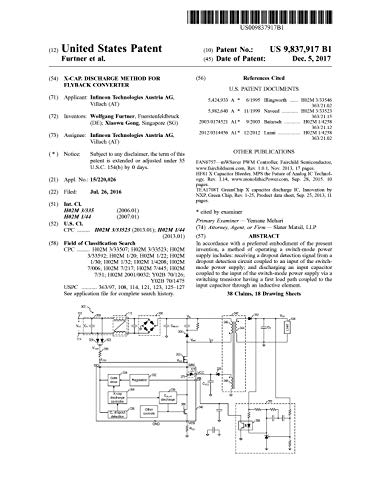 X-cap. discharge method for flyback converter: United States Patent 9837917 (English Edition)