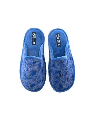 Zapatillas de Divertidas y Originales Fabricadas en España Javer 34-198 Azulina - Color - Azul, Talla - 39