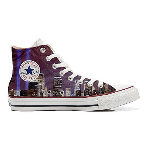 Zapatillas Personalizadas Originales Hi Canvas, Zapatillas Unisex (Producto Artesanal), diseño de Nueva York Multicolor Size: 42 EU Zapatillas Personalizadas Originales Hi Canvas, Zapatillas Unisex (Producto Artesanal), diseño de Nueva York Multicolor Size: 42 EU