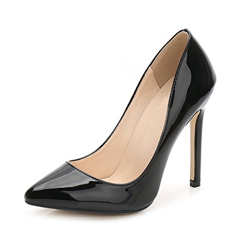 Zapatos de tacón alto con puntera cerrada para mujer de la marca Ochenta, color, talla 37 1/3 Zapatos de tacón alto con puntera cerrada para mujer de la marca Ochenta, color, talla 37 1/3