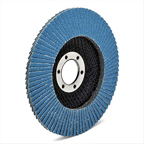 10 unidades / Discos profesionales / Azul/ Ø 125 mm / Grano 120 / Inox / Discos de lija / Láminas de láminas 10 unidades / Discos profesionales / Azul/ Ø 125 mm / Grano 120 / Inox / Discos de lija / Láminas de láminas
