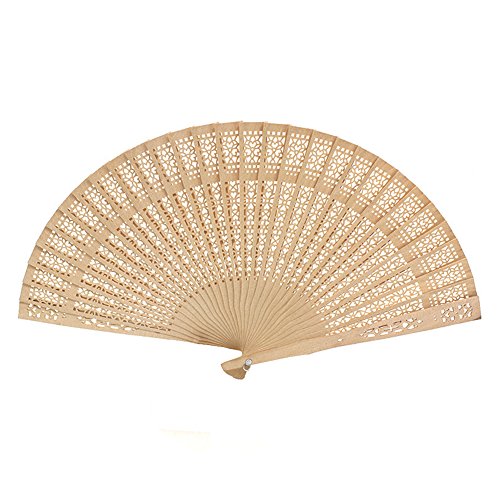 Abanicos de mano, estilo chino con impresión de abanico de madera de sándalo, para regalar en la iglesia, en la boda, para regalar a invitados, decoración DIY Abanicos de mano, estilo chino con impresión de abanico de madera de sándalo, para regalar en la iglesia, en la boda, para regalar a invitados, decoración DIY