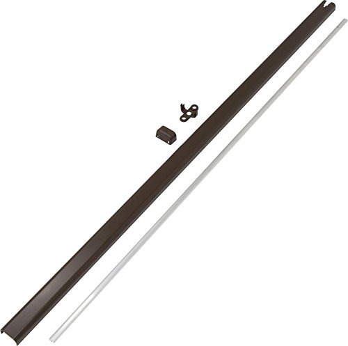 ABUS 120299 - Juego de barras antirrobo para ventanas (FOS550, 3 piezas, 1,18 m/1,18 m), color marrón