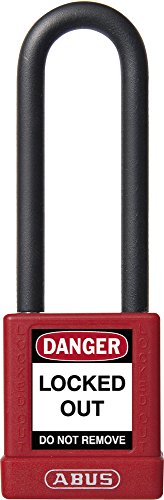 Abus 74/40HB75 Rojo - Candado no conductor para seguridad 40mm arco extra largo rojo