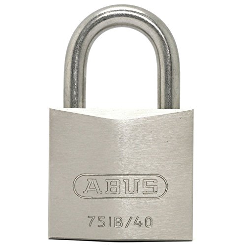 Abus 75IB/40 - Candado cromado llave de seguridad arco Inoxidable 40mm