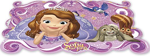ALMACENESADAN 0425, Mantel Individual Disney Princesas Sofía; Dimensiones 43x29 cms; Producto de plástico; Libre bpa.