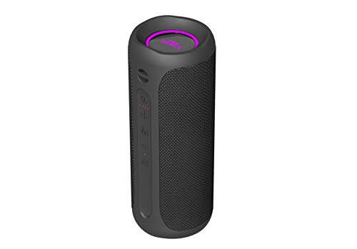 Altavoz Goody 2 de Vieta Pro, con Bluetooth 5.0, True Wireless, Micrófono, Radio FM, 12 Horas de batería, Resistencia al Agua IPX7, Entrada Auxiliar y botón Directo al Asistente Virtual; Color Negro.