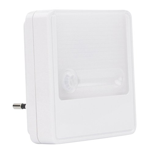 Ansmann LED-Guide Motion - Luz de orientación LED con sensor crepuscular y sensor de movimiento integrados, color blanco