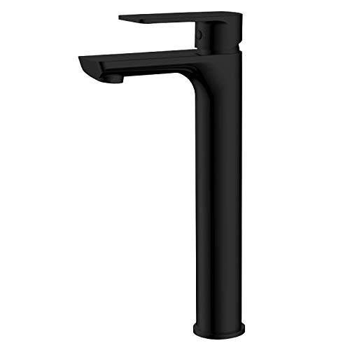 Aquareforma | Grifo de Lavabo Caño Alto Monomando| Grifo Color Negro Mate | Grifo Serie Nobre Aquareforma | Grifo de Lavabo Caño Alto Monomando| Grifo Color Negro Mate | Grifo Serie Nobre