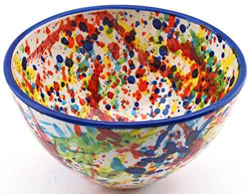 ART ESCUDELLERS Bol Desayuno/Cuenco/Plato Hondo en Ceramica Hecho y Pintado a Mano con decoración IVANROS Verde. 17 cm x 17 cm x 10 cm ART ESCUDELLERS Bol Desayuno/Cuenco/Plato Hondo en Ceramica Hecho y Pintado a Mano con decoración IVANROS Verde. 17 cm x 17 cm x 10 cm