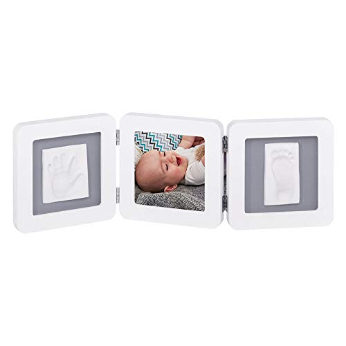 Baby Art My Baby Touch Kit de marco de huellas de mano y pie de bebé, set de regalo para bebé, de 0 meses a 3 años, 12 x 12 cm, blanco (White) Baby Art My Baby Touch Kit de marco de huellas de mano y pie de bebé, set de regalo para bebé, de 0 meses a 3 años, 12 x 12 cm, blanco (White)