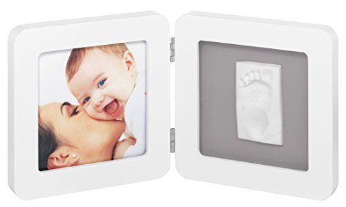 Baby Art My Baby Touch Print Frame (White/Grey) by Baby Art