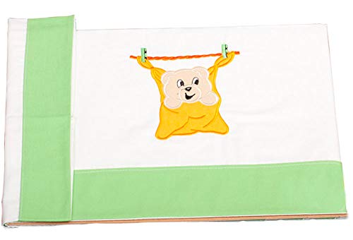 Babyline Pinzas - Juego de sábanas de mini cuna, unisex Babyline Pinzas - Juego de sábanas de mini cuna, unisex