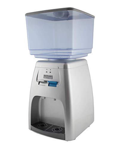 Bastilipo 8437000867623 Manantial-Dispensador de Agua fría de 65W y 7 litros de Capacidad. Temperatura de enfriamiento: 8-15 Grados, Plastico, Plateado
