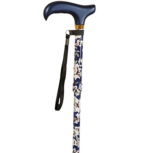 Baston Muletilla Plegable Mini Flores Azul n� 3316-Unidad Baston Muletilla Plegable Mini Flores Azul n� 3316-Unidad