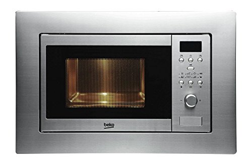 Beko MOB17131X - Microondas (empotrable, 59,5 cm, arranque rápido, acero inoxidable)