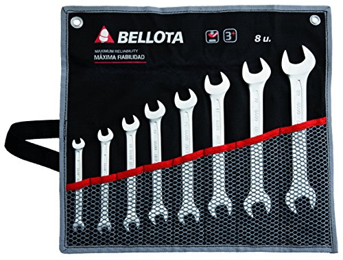 Bellota 6490-8 BS juego 8 llaves fijas en bolsa