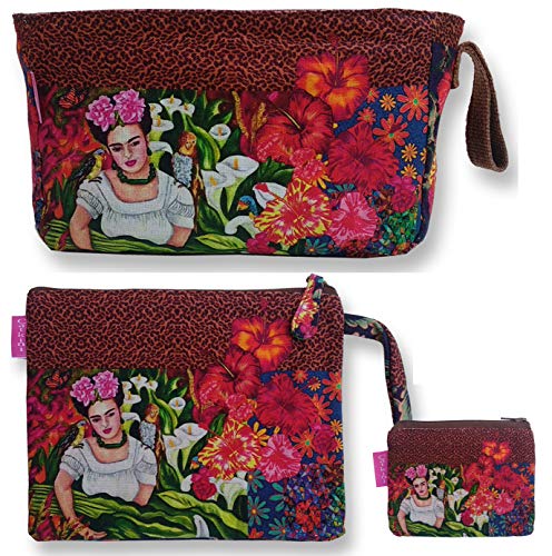 Bolso Aseo/Neceser Maquillaje Viaje/Set 3 Piezas Neceseres, sobre Cartera y Monedero de Mujer. Bolso Aseo/Neceser Maquillaje Viaje/Set 3 Piezas Neceseres, sobre Cartera y Monedero de Mujer.