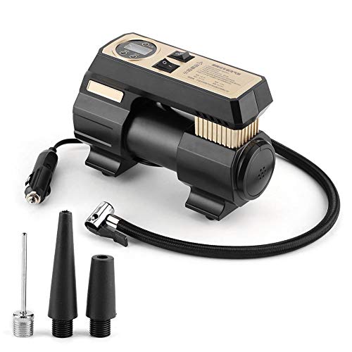 Bomba de aire del coche, inflador de neumáticos del compresor de la bomba de aire digital del coche eléctrico portátil con luz insonorizada 30S inflado rápido 12V Bomba de aire del coche, inflador de neumáticos del compresor de la bomba de aire digital del coche eléctrico portátil con luz insonorizada 30S inflado rápido 12V