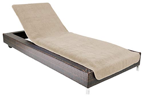 Brandsseller - Funda para tumbona de jardín o playa, tejido de rizo, 100 % algodón, 75 x 200 cm aprox. Brandsseller - Funda para tumbona de jardín o playa, tejido de rizo, 100 % algodón, 75 x 200 cm aprox.