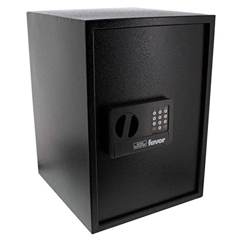 BURG-WÄCHTER Caja fuerte para mueble Favor S9 E, Cerradura electrónica, Pilas incluidas, Autopogramable, Negro