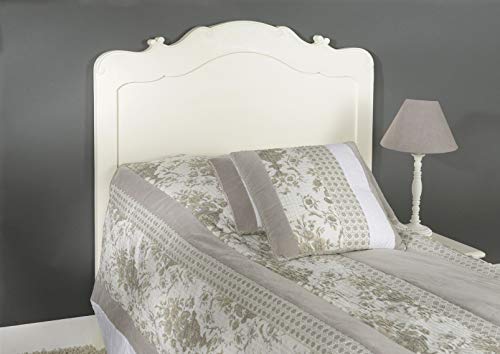 Cabecero de cama 90 de color blanco de la gama Apolline Amadeus